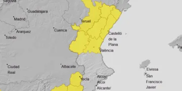 AEMET avisa de lluvias intensas las próximas 24 horas