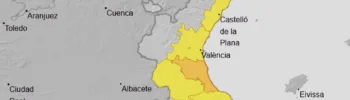 Carcaixent acumula 134 litros y Alzira 126 litros de lluvias desde anoche