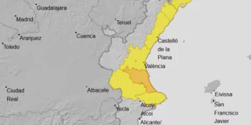 Carcaixent acumula 134 litros y Alzira 126 litros de lluvias desde anoche