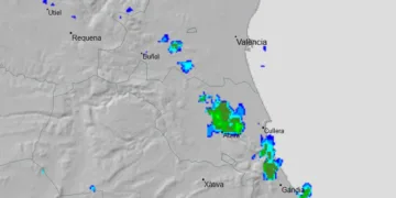 Llueve sobre mojado: precipitaciones en Alzira, l’Alcudia, Carlet y zonas de Turís y Monserrat