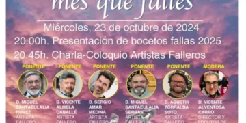 La Falla Barri La Llum presenta sus bocetos para el mes de Marzo