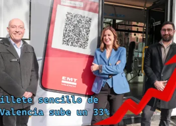 Catalá subirá el precio del billete sencillo de la EMT tras 12 años congelado