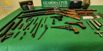 Nuevo golpe al tráfico ilegal de armas en Jaén, Granada y Valencia: La Operación Faghor desmantela una red criminal
