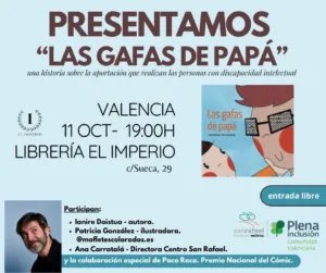 presentacion las gafas de papa Valencia Paco Roca