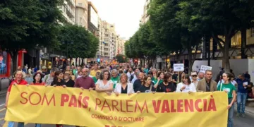 Acció Cultural denuncia una agresión tras la manifestación del 9 d’Octubre: insultos y tensiones en un día festivo