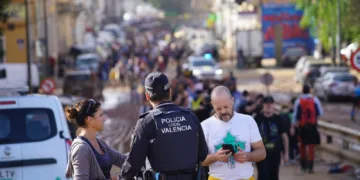 La Policía Local de Valencia atiende cerca de 3.000 servicios relacionados con la DANA