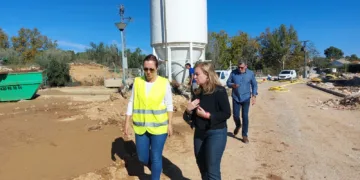 La Diputación empieza en Godelleta la reparación de las 75 depuradoras dañadas por la DANA