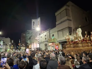 CAUTIVO 2 ESTANDARTES BANDAS LUTO SEMANA SANTA VALENCIANA