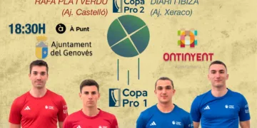 À Punt retransmite 2 partidas de pilota valenciana a beneficio de las víctimas de la DANA