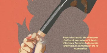 El cartel de las fallas 2025 de Xàtiva es un homenaje a los municipios afectados por la DANA