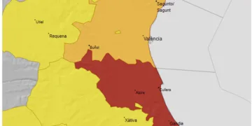 Nuevas carreteras cortadas en La Ribera Baixa por las precipitaciones