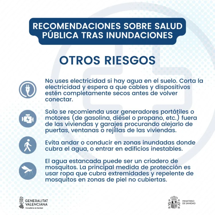 Guía de salud para zonas #DANA o personas que hayan participado en tareas de limpieza