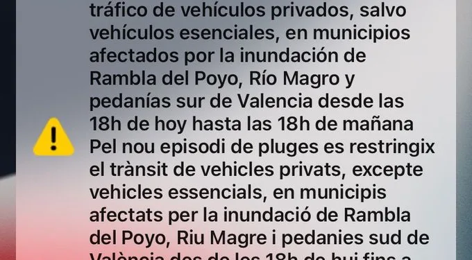 Nueva alerta roja por lluvias torrenciales