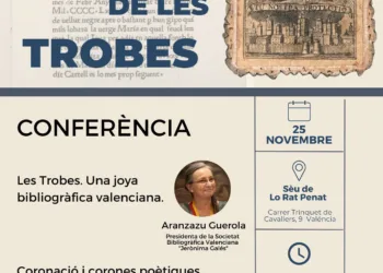 Lo Rat Penat celebrarà el 550 aniversari de l’impressió de les Trobes en llaors de la Verge Maria en una conferència