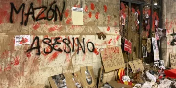 Es el coste económico total tras las pintadas, roturas y ataques realizados durante la manifestación del pasado 9 de noviembre