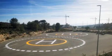 Nuevo espacio para Emergencias en Finestrat con capacidad para el aterrizaje simultáneo de 2 helicópteros