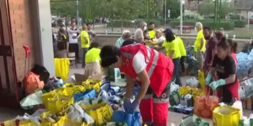 Puntos de recogida de alimentos, ropa y medicamentos en Madrid y Barcelona para la Dana