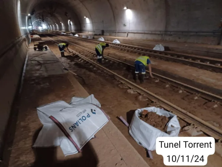 El Ministerio de Transportes ultima la reapertura parcial de dos líneas de Cercanías tras la #DANA