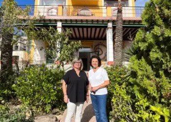 La diputada de Arquitectura visita Villa Adelaida para comprobar las actuaciones de rehabilitación