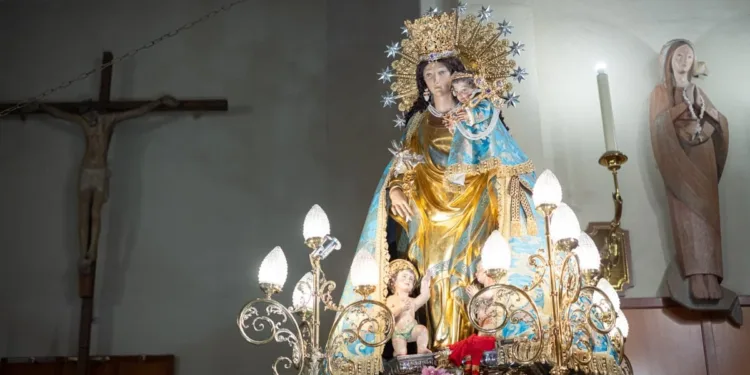 La imagen peregrina de la Virgen visitará la próxima semana parroquias y zonas afectadas por la DANA