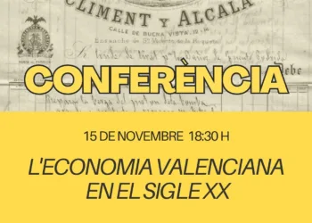 Conferència en Lo Rat Penat sobre “L'economia valenciana en el sigle XX” este divendres 15 de novembre