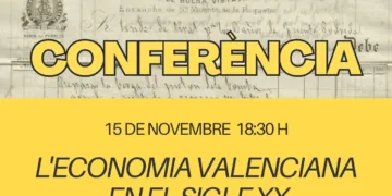 Conferència en Lo Rat Penat sobre “L'economia valenciana en el sigle XX” este divendres 15 de novembre