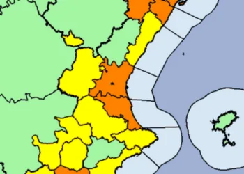 Avisos nivel naranja para este domingo por fuertes lluvias en Valencia