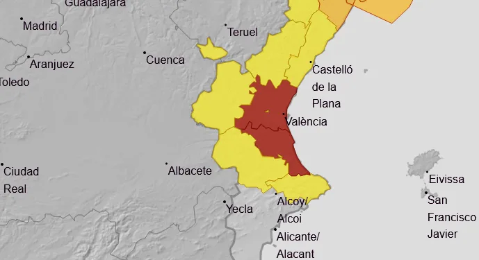 Nueva alerta roja por lluvias torrenciales