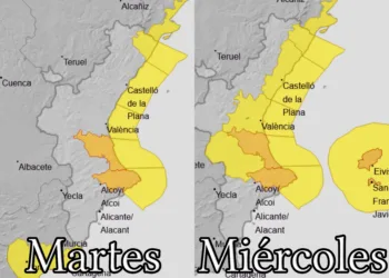 Avisos amarillos y naranjas por fuertes precipitaciones a partir de esta tarde 3 Avisos amarillos y naranjas por fuertes precipitaciones a partir de esta tarde