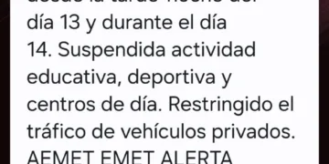 La alerta roja suena en Valencia: fuertes lluvias obligan a suspender actividades y restringir el tráfico