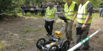 Georradares para buscar bajo el fango