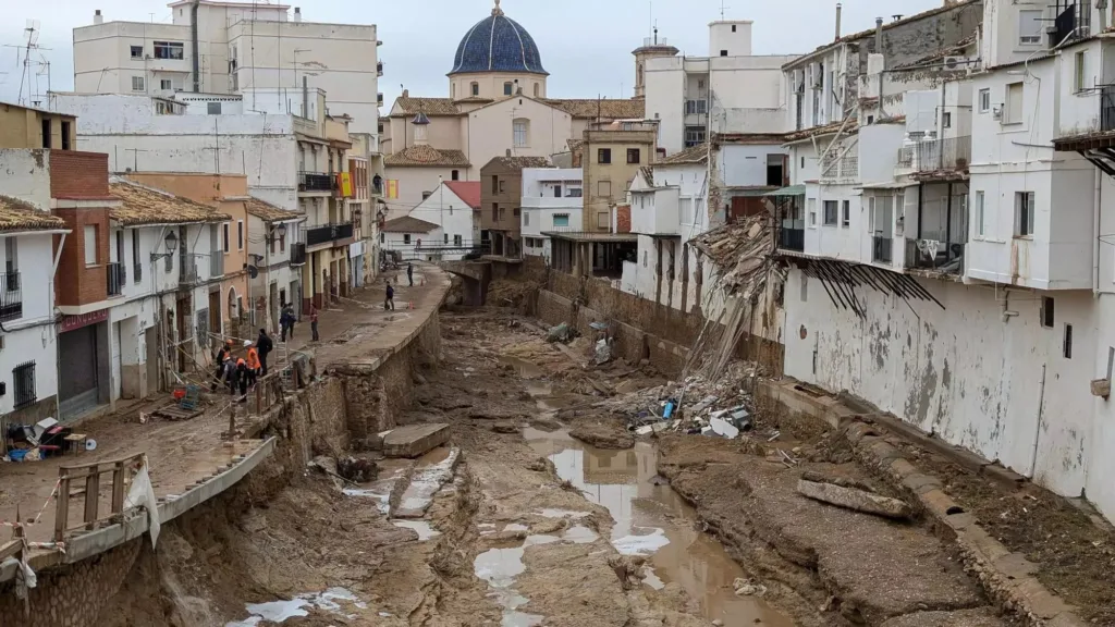 la Rambla del Poyo de Chiva y no entiendo como hemos podido llegar a permitir todo esto. 5