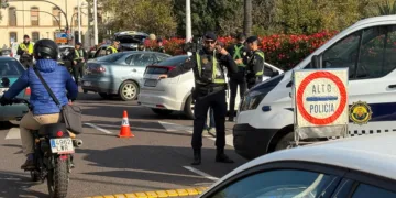  Un 55% de los controles de alcohol o drogas efectuados por la Policía Local Valencia este diciembre dieron positivo