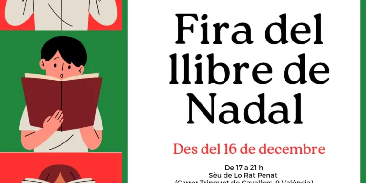 El 16 de decembre s'obri la Fira del Llibre de Nadal en Lo Rat Penat