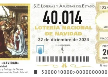 El 40.014, segundo premio de la Lotería de Navidad 2024, reparte 1.250.000 euros por serie