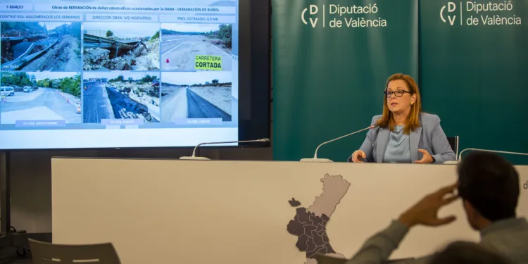 La Diputació de Valéncia cifra en 53 millones de euros la inversión para reconstruir la red provincial de carreteras 1 La Diputació de Valéncia cifra en 53 millones de euros la inversión para reconstruir la red provincial de carreteras