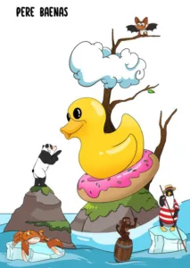 Boceto Falla La Palmera 2025 infantil