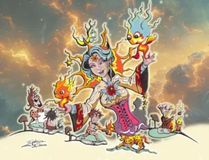 La Falla Carrera Malilla-Ingeniero Joaquín Benlloch presenta los bocetos para 2025 2 Boceto Falla Malilla Ingeniero grande 1