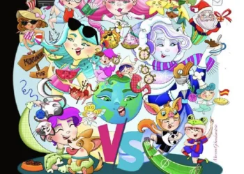 Boceto infantil de la La Nova d´Orriols para las próximas fallas 2025