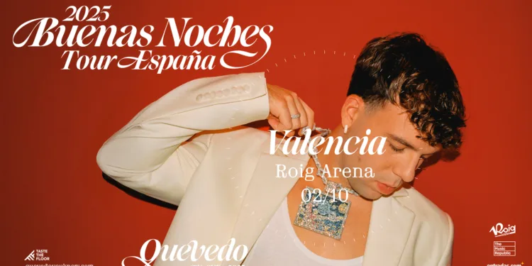 Quevedo pospone su concierto de hoy en el Roig Arena por motivos de salud