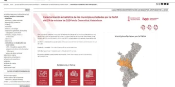 La Generalitat realiza una caracterización estadística de los municipios afectados por la riada