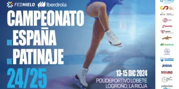 El Campeonato de España Iberdrola de Patinaje sobre hielo 2024-25 presenta novedades en su regreso a Logroño