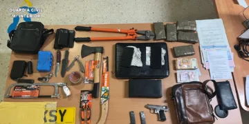 Detenido un hombre en Cullera portando armas de fuego ocupando una vivienda y finca en terreno agrícola