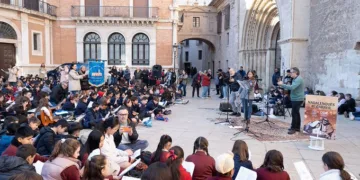 Festival de villancicos por las calles del centro histórico, este lunes, con 1.500 alumnos de colegios públicos y concertados