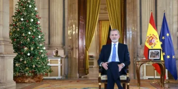 El discurso de Navidad del rey Felipe VI monopolizado casi totalmente por la DANA