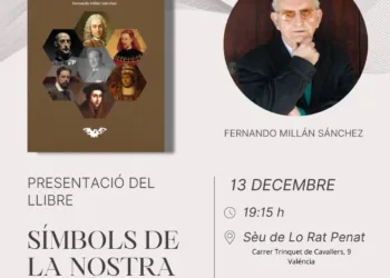 Fernando Millán presentarà este divendres el seu llibre “Símbols de la nostra Història” en Lo Rat Penat 4 Fernando Millán presentarà el seu llibre “Símbols de la nostra Història” en Lo Rat Penat