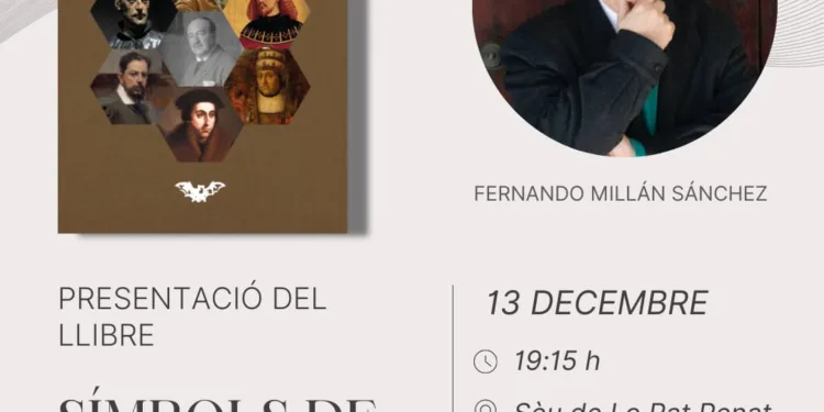 Fernando Millán presentarà el seu llibre “Símbols de la nostra Història” en Lo Rat Penat