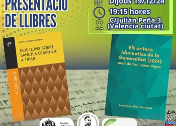 Toni Fontelles presenta este dijous les seues últimes publicacions en Llengua Valenciana en la seu del Grup d'Accio Valencianista 1 Toni Fontelles presenta este dijous les seues últimes publicacions en Llengua Valenciana en la seu del Grup d'Accio Valencianista