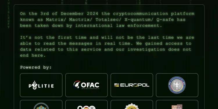 "Matrix" el chat de narcos desmantelado por Europol tenía 500 usuarios españoles 1 «Matrix» el chat de narcos desmantelado por Europol tenía 500 usuarios españoles