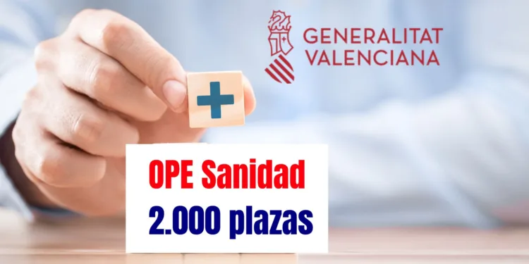 OPE: GVA Sanitat lanza más de 2.000 plazas de empleo público 1 OPE: GVA Sanitat lanza más de 2.000 plazas de empleo público